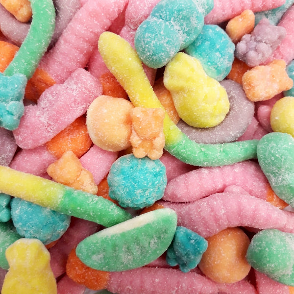 Rainbow Sour Mix lollies