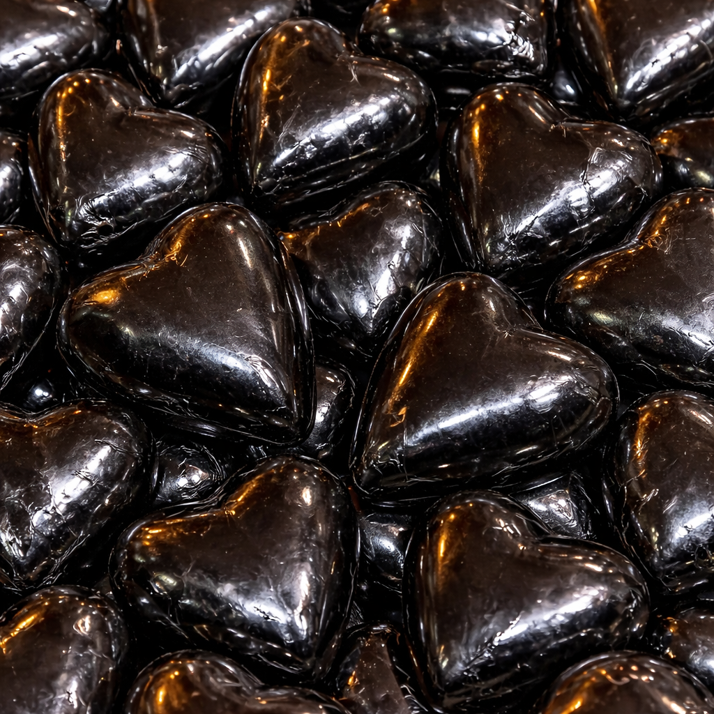 Chocolate Hearts - Black