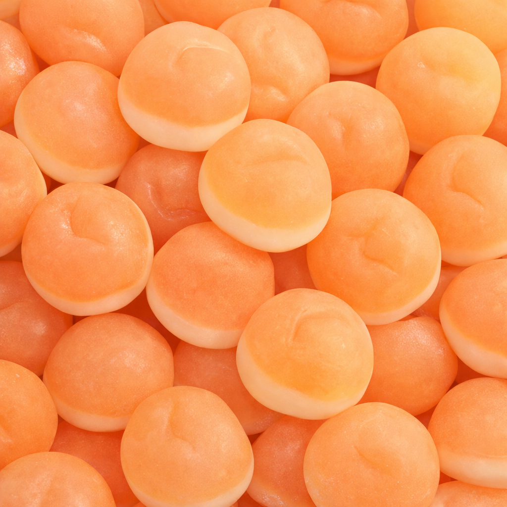 peaches and cream close up