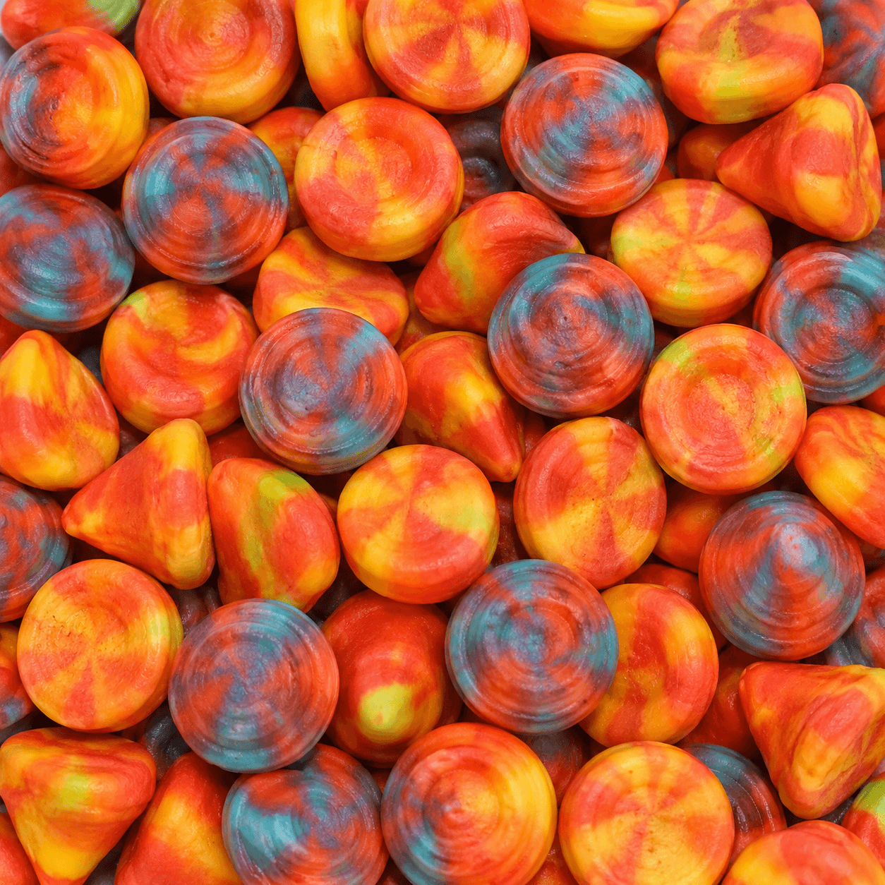 Rainbow Spinning Tops