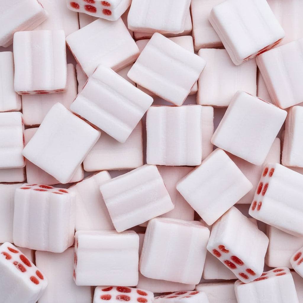 Strawberry Cream Blocks - 100 g. (Pick n Mix)