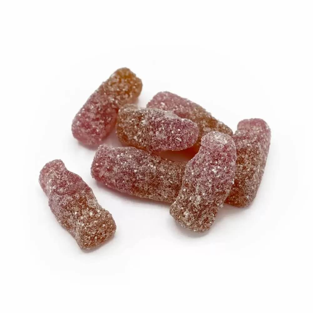 Vegan Fizzy Cherry Cola Bottles (UK)