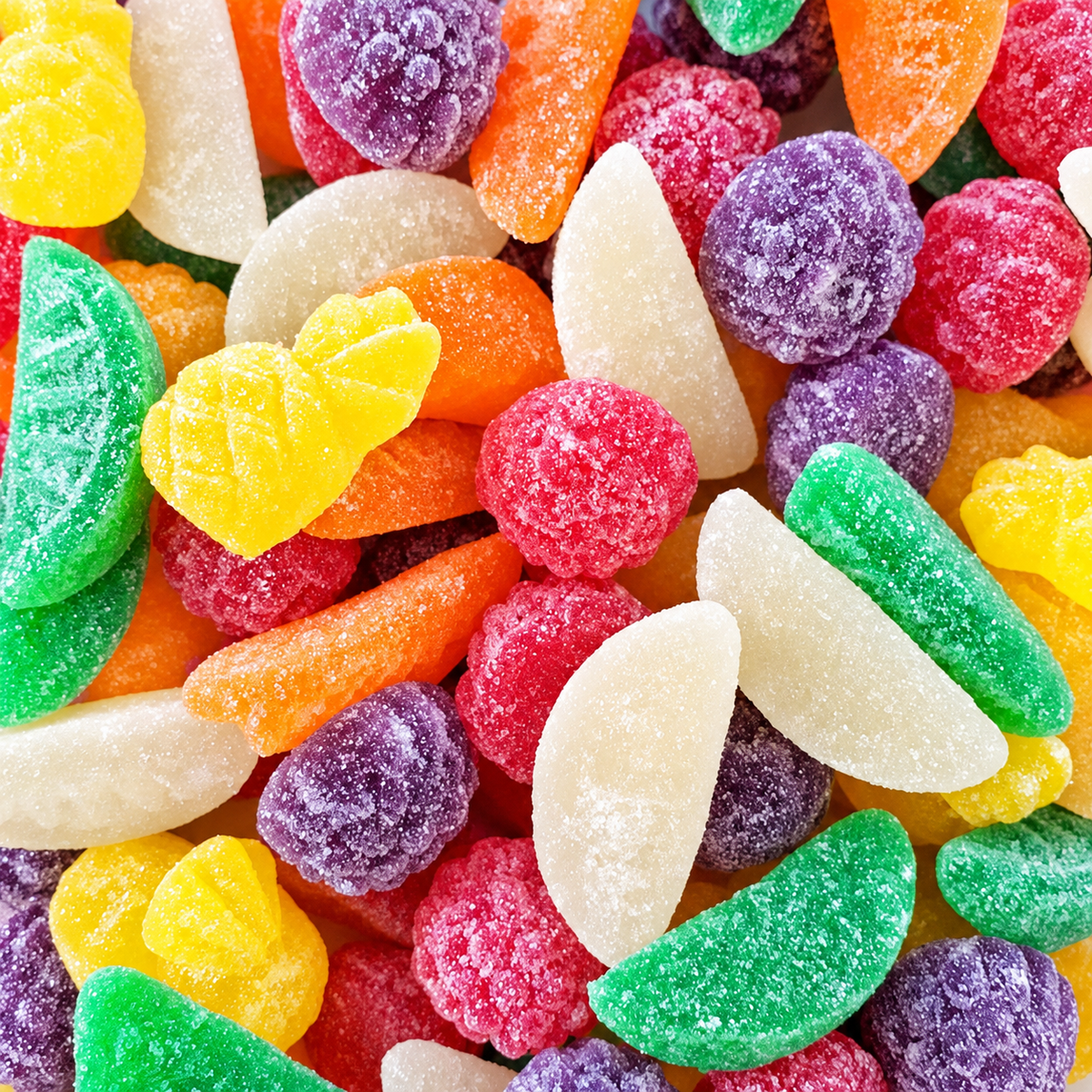 Rainbow Fruit Jellies