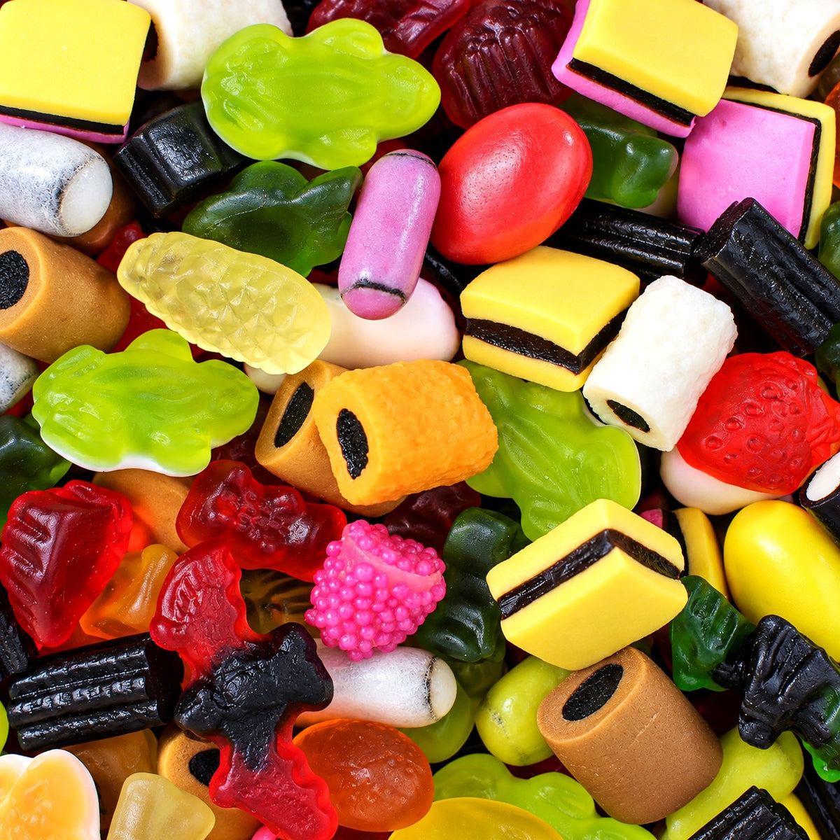 Haribo Licorice Mix - licorice allsorts and gummies