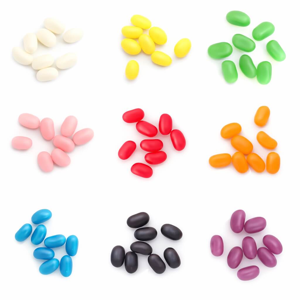 Jelly Beans 20 g Bags x 50 - Single or 2 Colour (Promo)