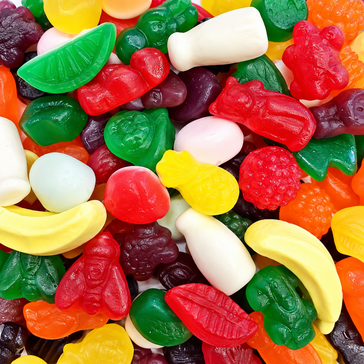 Rainbow Party Mix - assorted gummy lollies