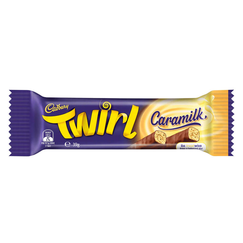 Cadbury Twirl Caramilk Chocolate Bar
