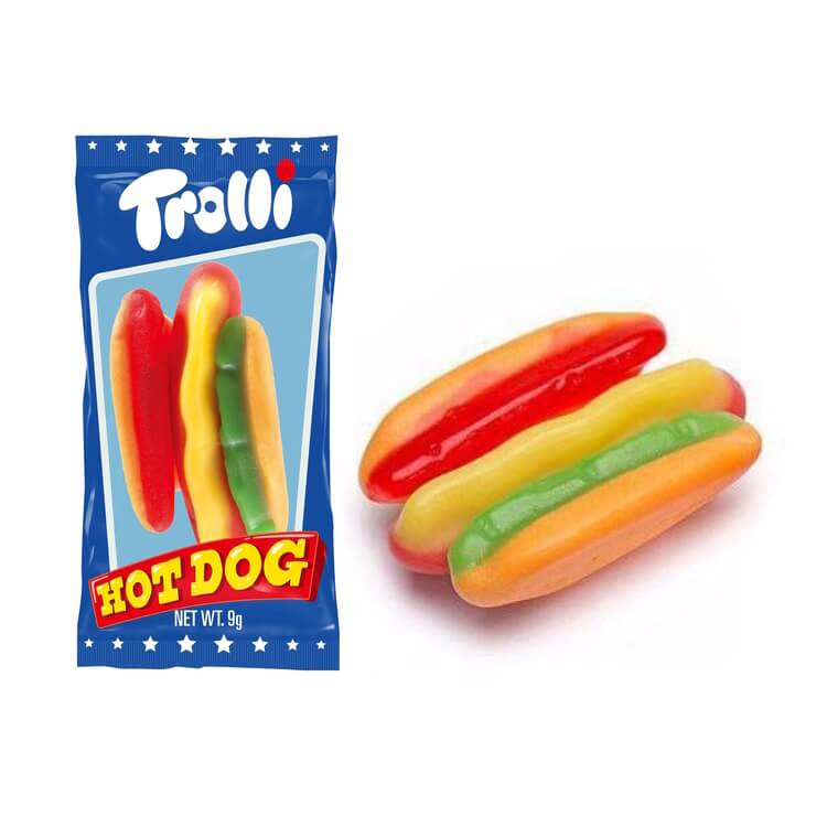 Trolli Mini Hot Dog Gummies
