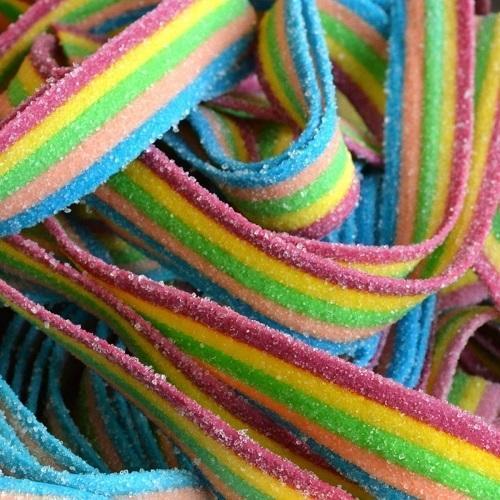 Rainbow Sour Candy Straps
