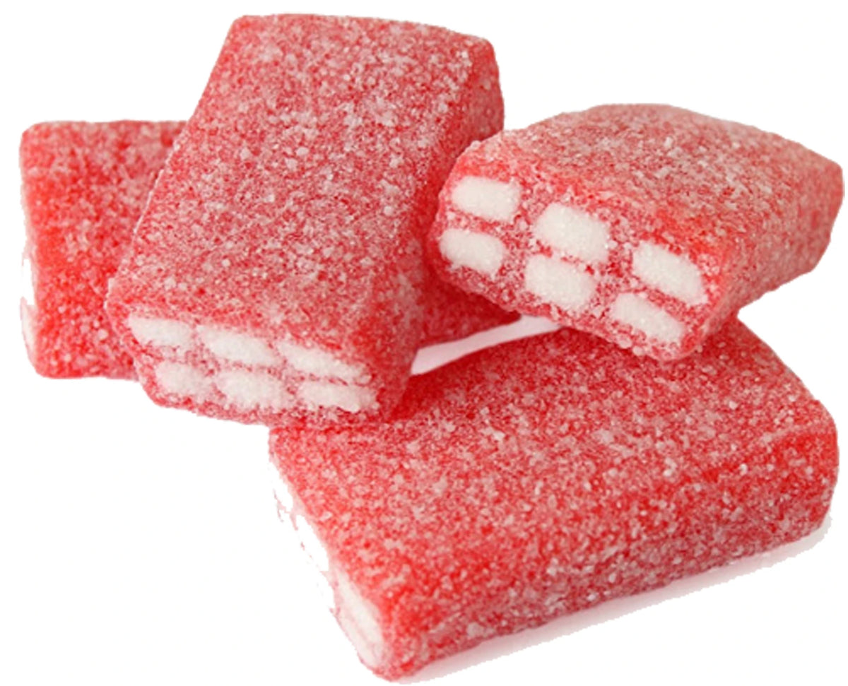 Fini Fizzy Strawberry-Cream Bricks