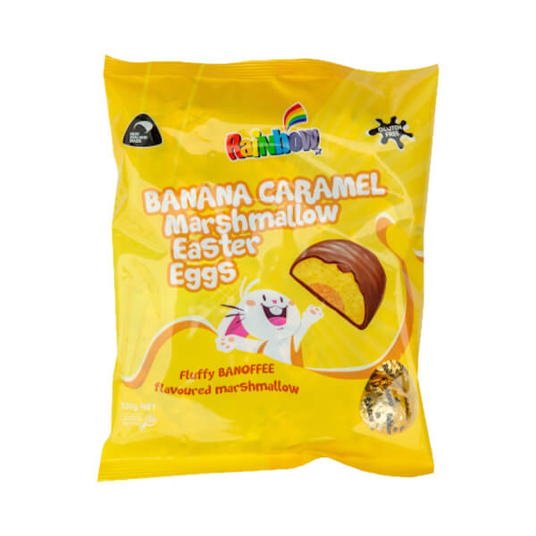 Banana Caramel Flavour Marshmallow Easter Egg