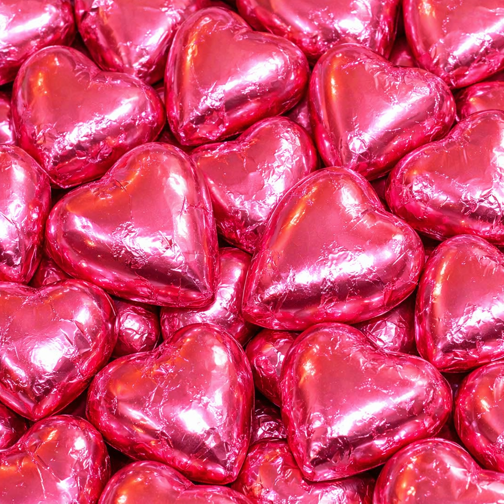 Chocolate Hearts - Pink