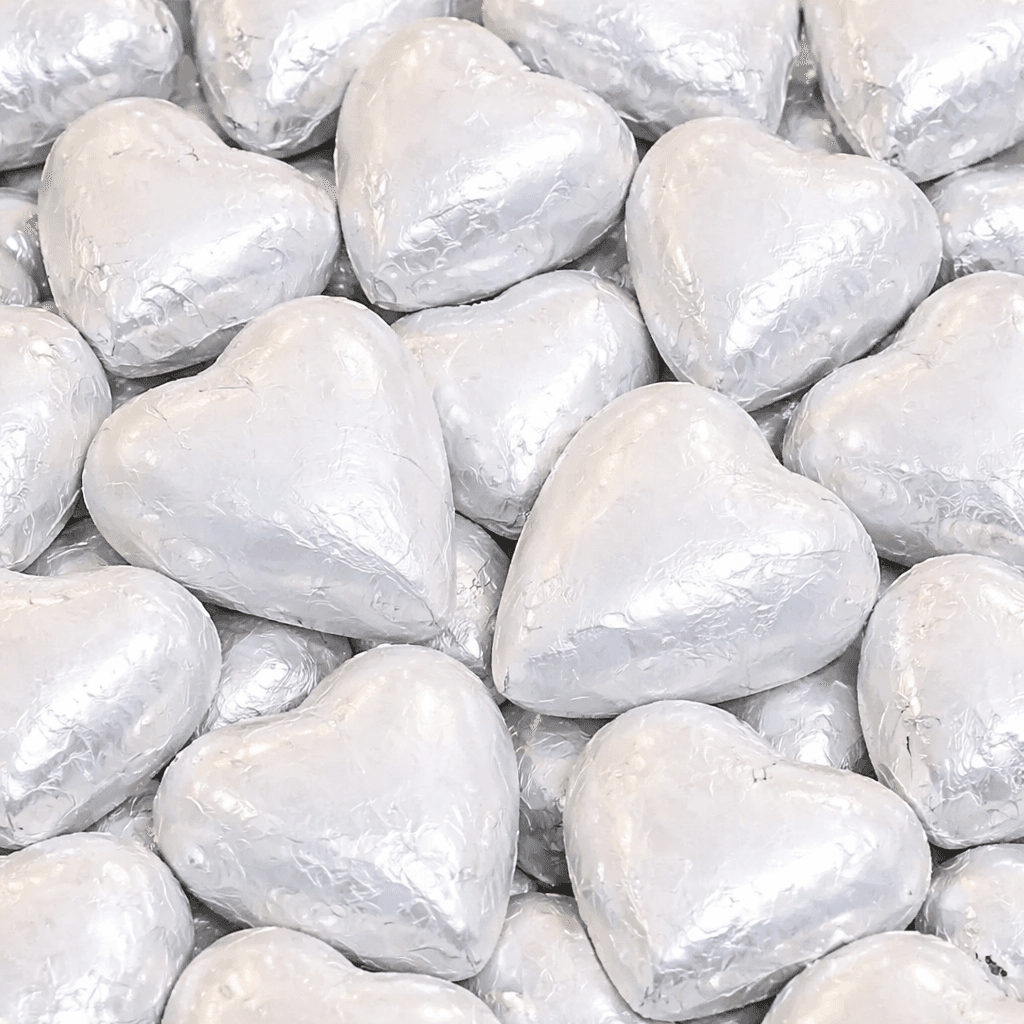 Chocolate Hearts - White