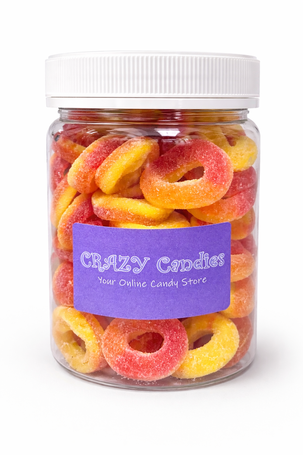 Peach Rings - Candy Jar