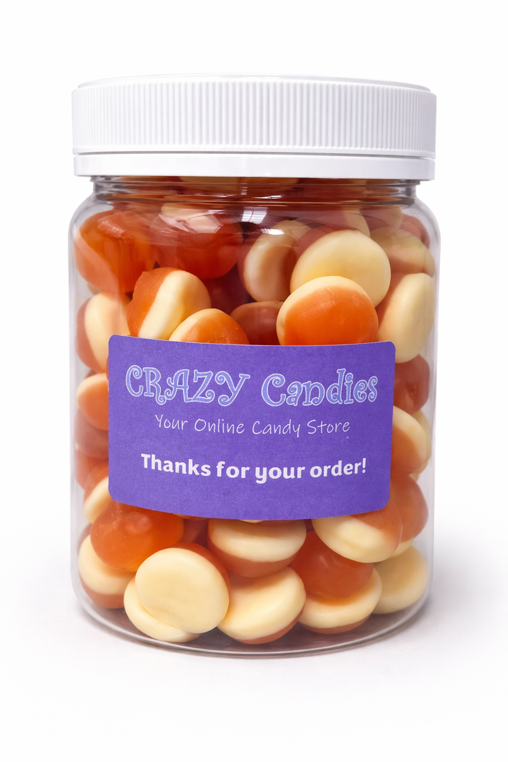 Peaches & Cream - Candy Jar