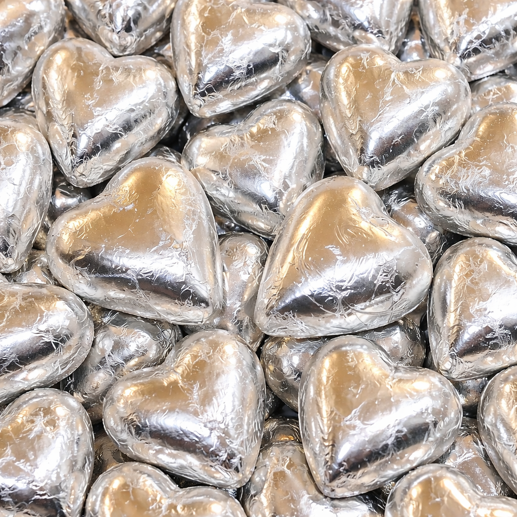 Chocolate Hearts - Silver