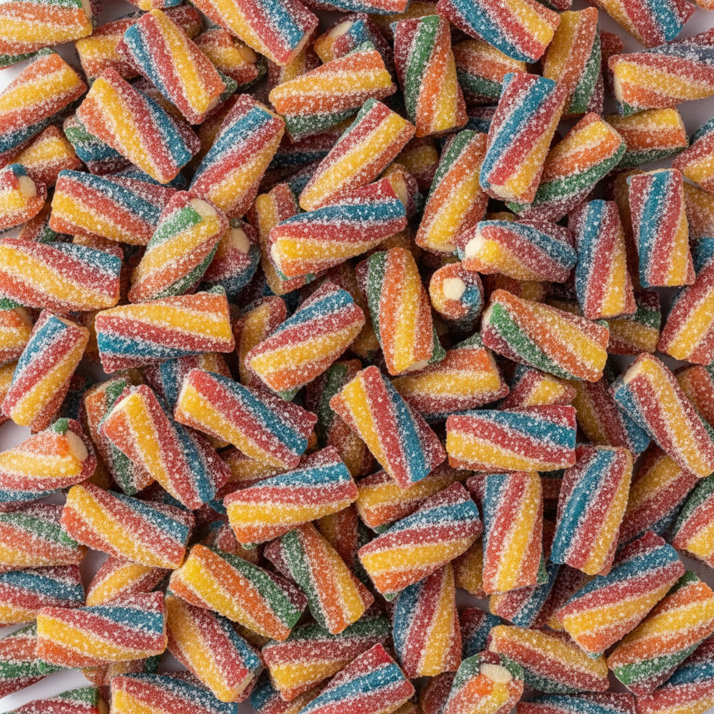 Fizzy Pineapple Braids - 100 g. (Pick n Mix)