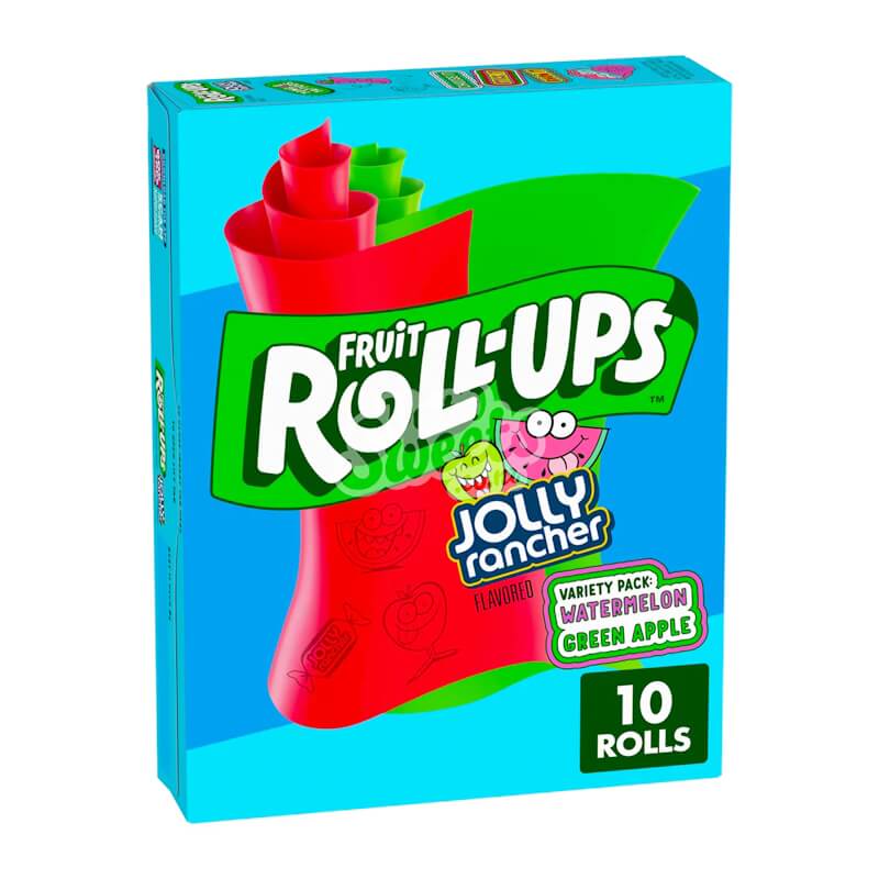 A pack of Jolly Rancher Fruit Roll Ups