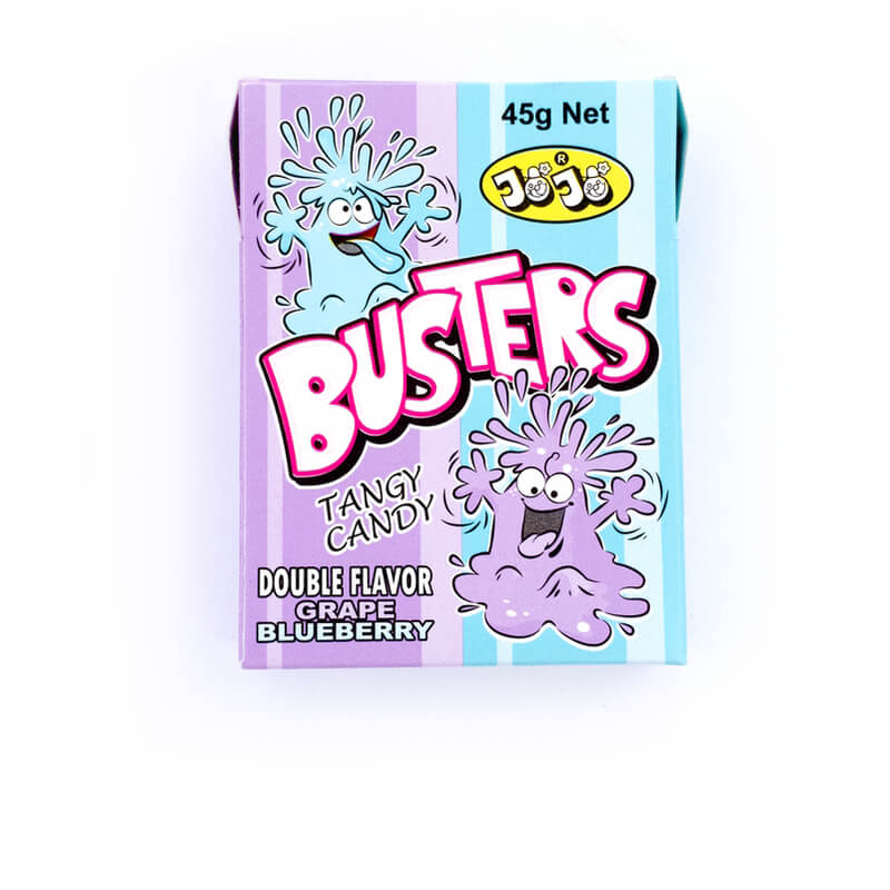 JoJo Busters Tangy Candy - Grape & Blueberry (45 g.)