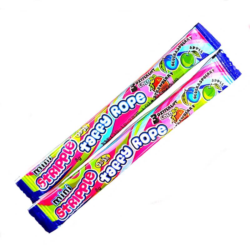 JoJo Mini Stripple Taffy Rope - Now at Crazy Candies