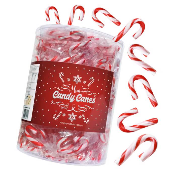 Mini Candy Canes 4 G Crazy Candies NZ Lolly Shop Mini candy canes 4 g crazy candies nz lolly shop