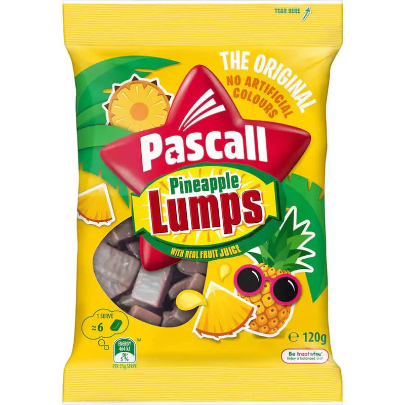 Pascall Pineapple Lumps (120 g.) | Crazy Candies Candy Shop