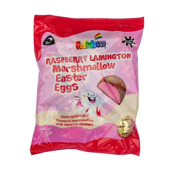 Raspberry Lamington Flavour Marshmallow Easter Egg