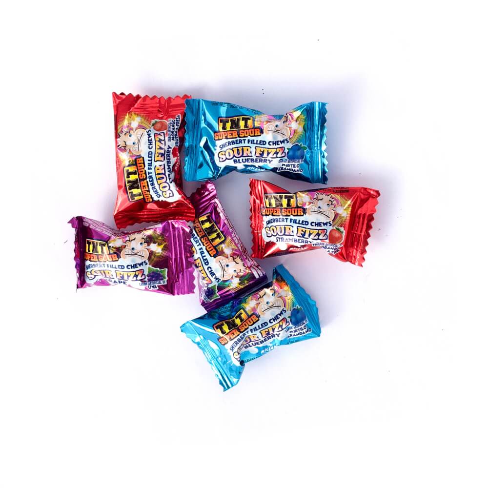TNT Sour Fizz Sherbet Filled Chews