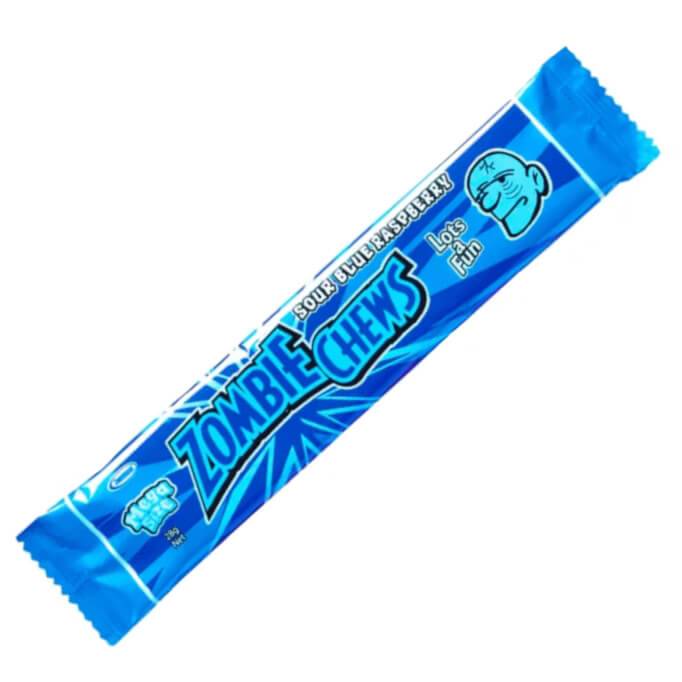 Zombie Chews - Sour Blue Raspberry - Crazy Candies Candy Store