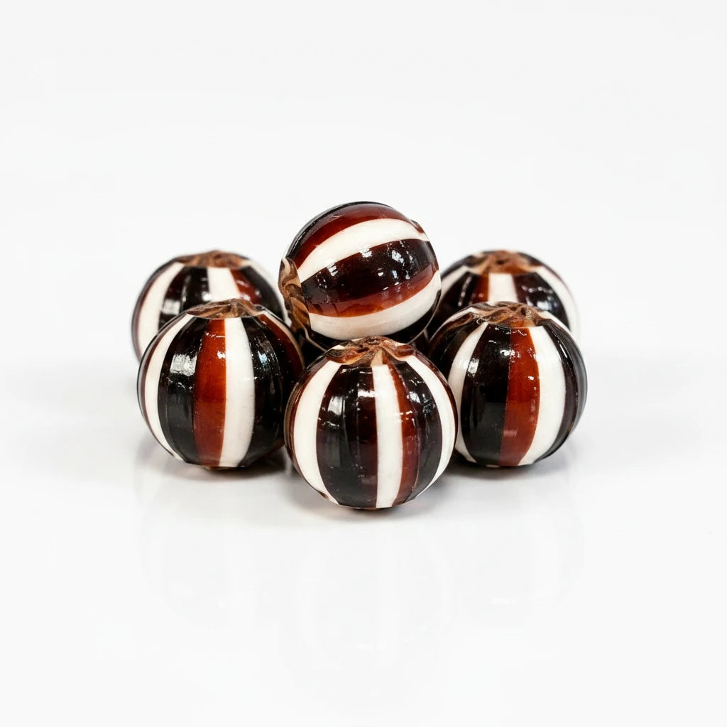 Crazy Candies - Discover More. Spend Less traditional hard-boiled brandy balls with brown and white striped finish