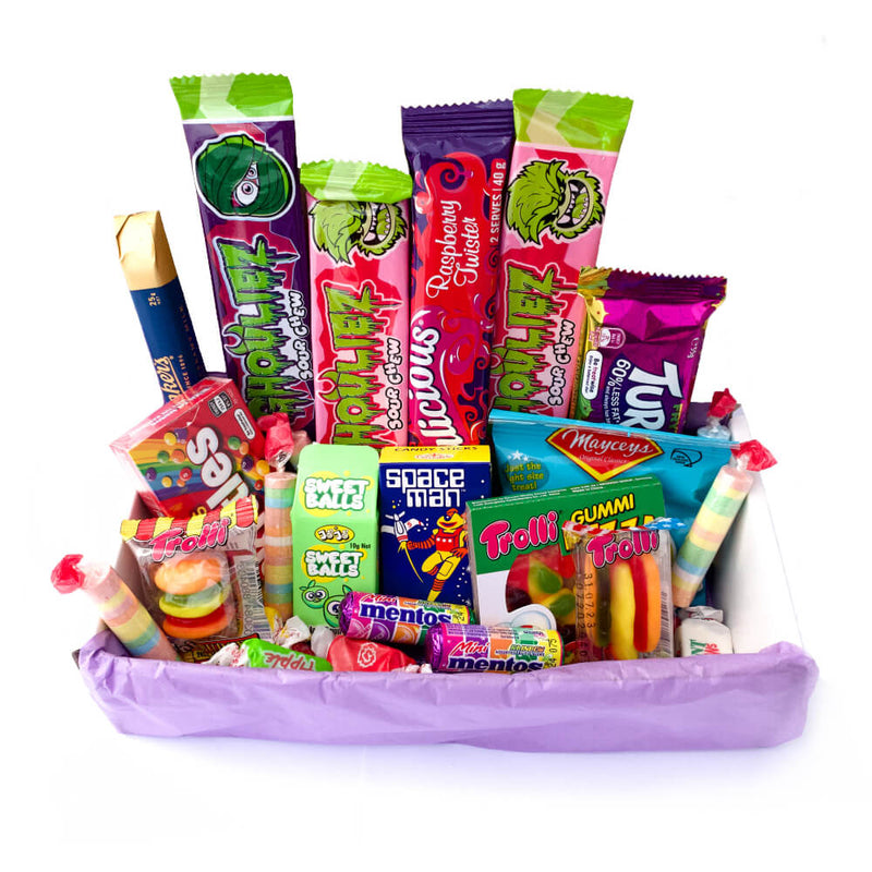 Distraction Box Text Crazy Candies Distraction Gift Box - The Feel-Good Gift!