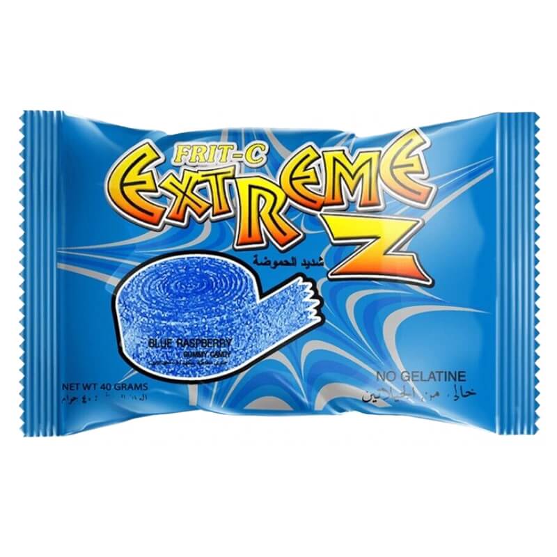 Extreme Z - Blue Raspberry Tape | Crazy Candies NZ Lolly Shop