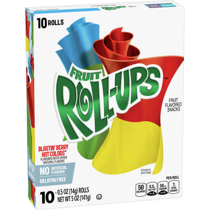 Fruit Roll Ups - Blastin' Berry 141 g. (10 Rolls)