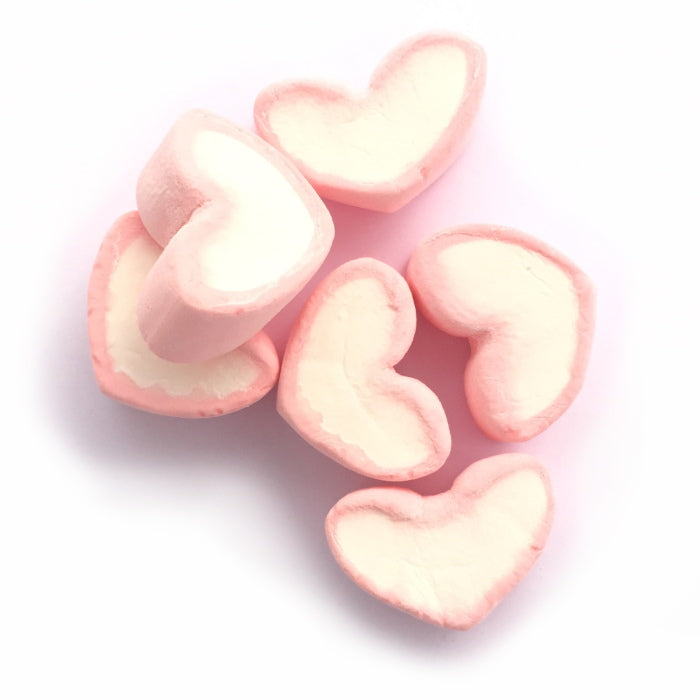 Pink Heart Marshmallows - 100 g. (Pick n Mix)