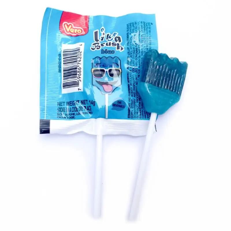 Blue Lik-a-Brush Lollipop