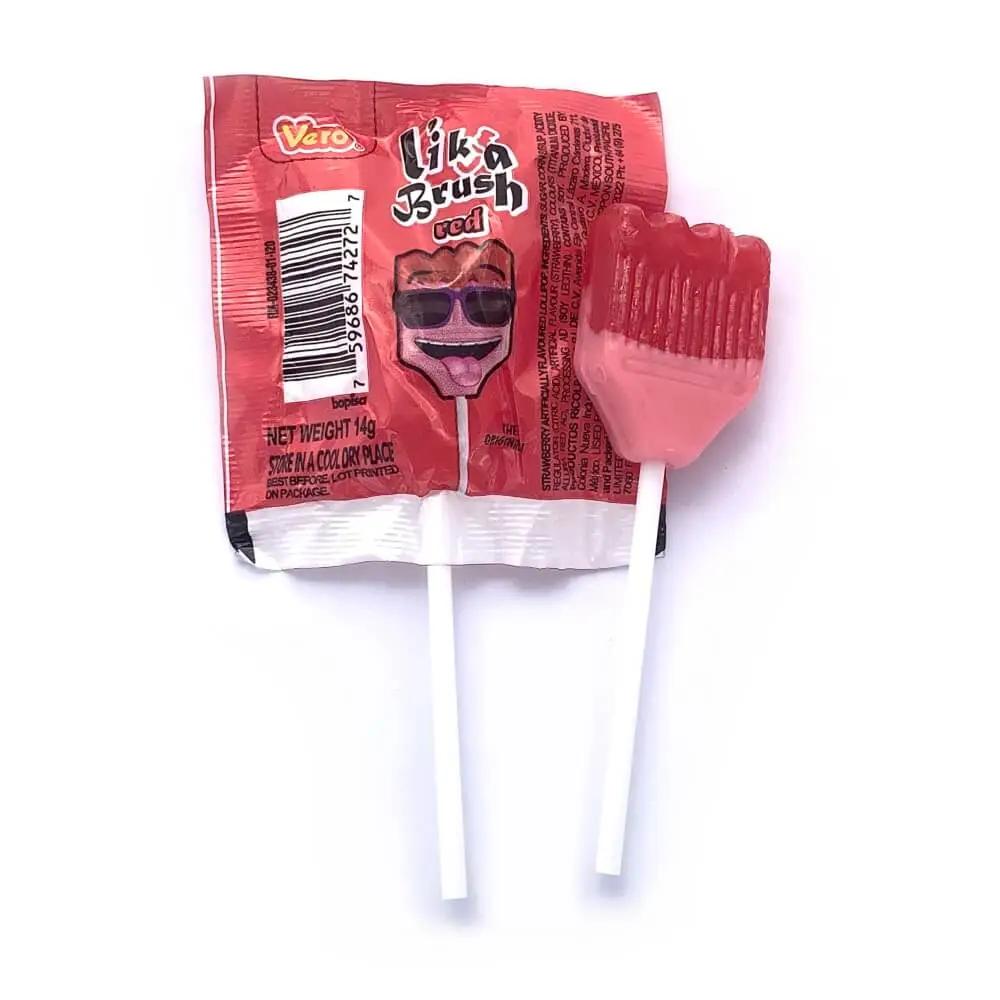 LikABrush Lollipops (Red) Crazy Candies N