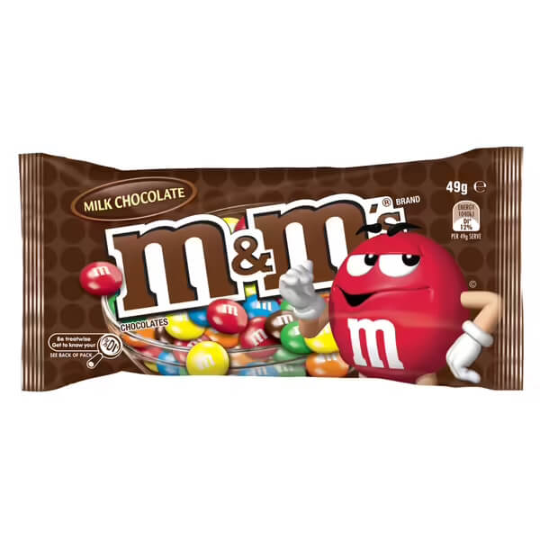 M&M's Milk Chocolate 49 g. Bag