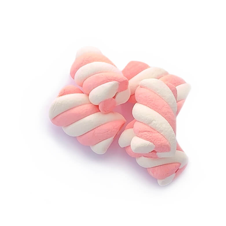 Pink Mallow Twist - 100 g. (Pick n Mix)