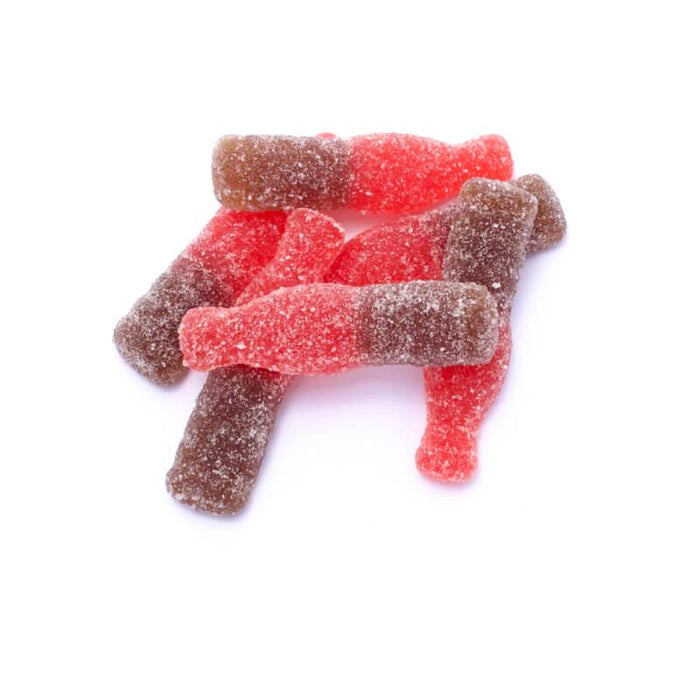 Raspberry Cola Bottles | Crazy Candies NZ Lolly Shop