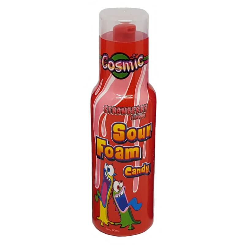 Sour Foam Candy Strawberry Crazy Candies NZ Lolly Shop