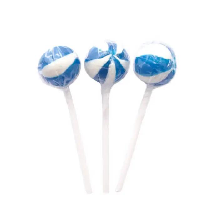 Blue Stripe Ball Lollipops