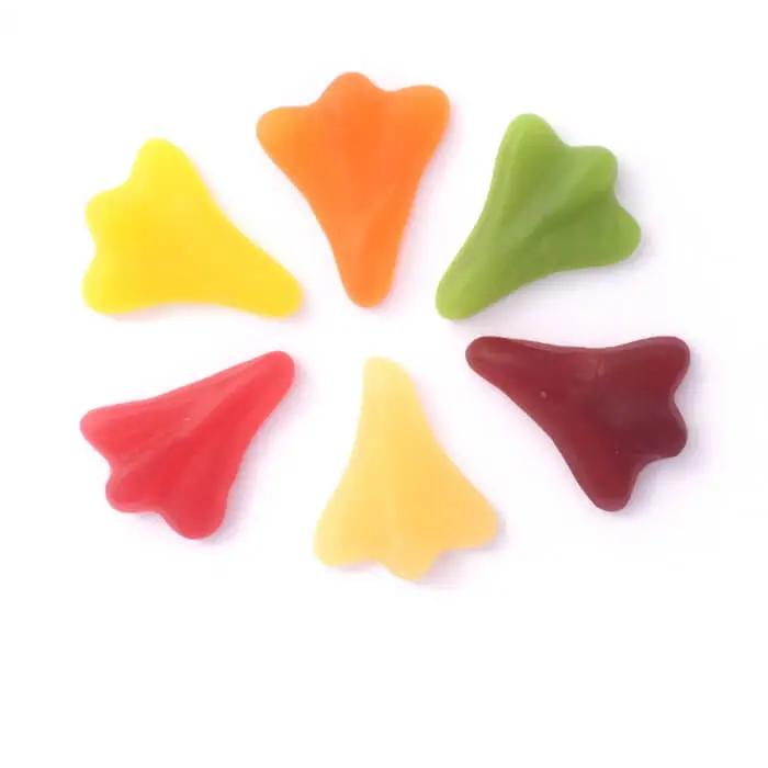 Gummy lollies in the shape of fighter jet planes