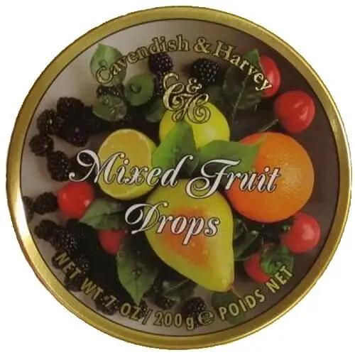 C & H Mixed Fruit Drops Tin