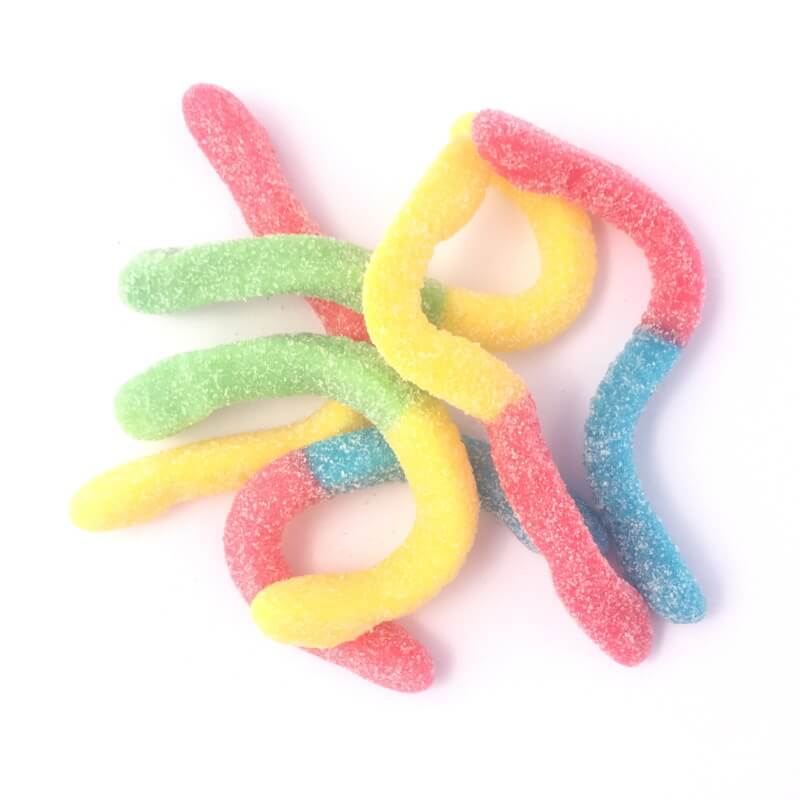 Sour Worms - 100 g. (Pick n Mix)