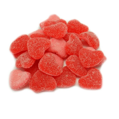 Strawberry Hearts - 100 g. (Pick n Mix)